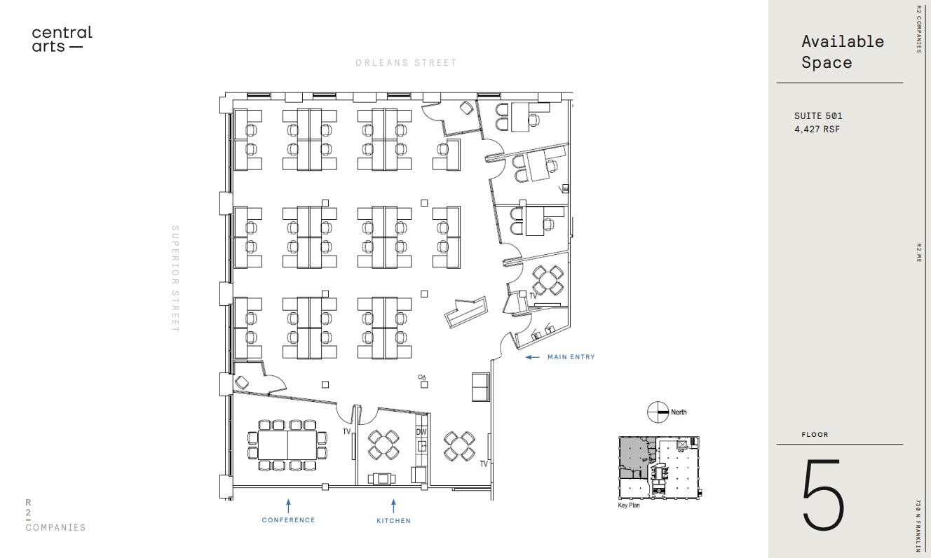 730 N Franklin St, Chicago, IL for lease Floor Plan- Image 1 of 1