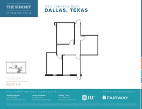 17101 Preston Rd, Dallas, TX for lease Floor Plan- Image 1 of 1
