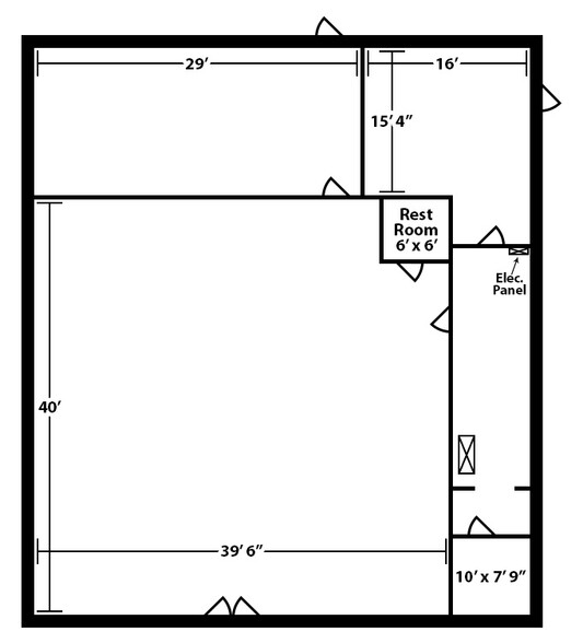 7285 Hawkinsville Rd, Macon-Bibb, GA for lease - Floor Plan - Image 3 of 5