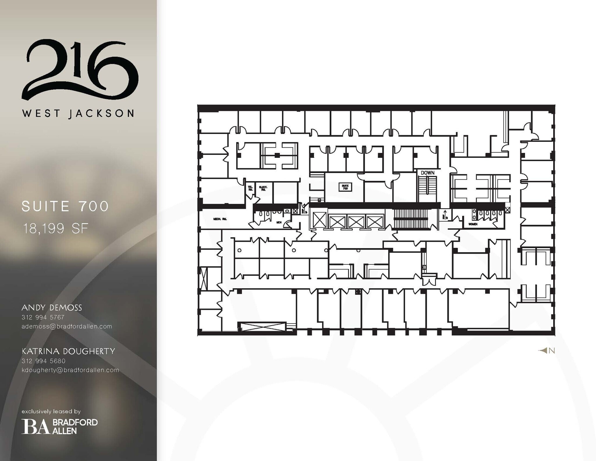 216 W Jackson Blvd, Chicago, IL for lease Floor Plan- Image 1 of 1