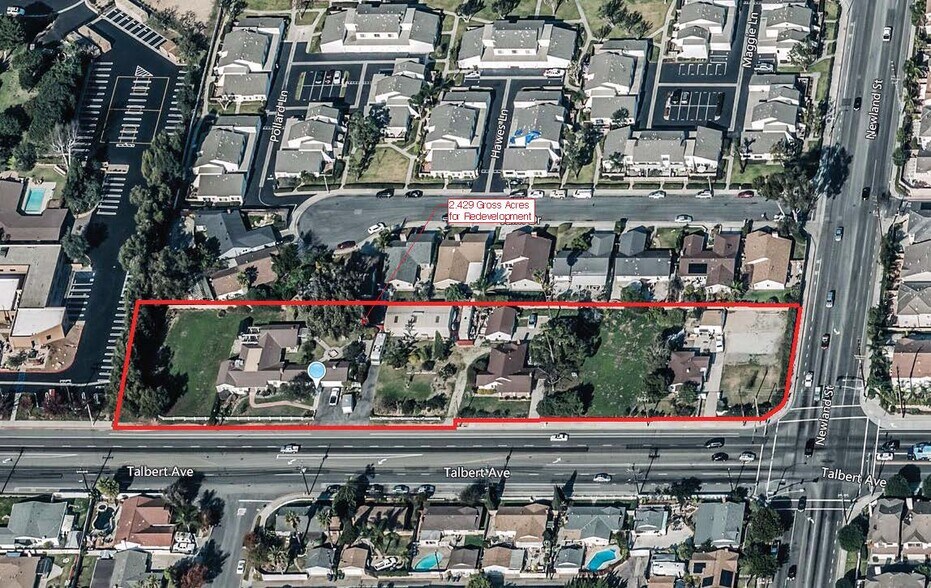 8461 Talbert Ave, Huntington Beach, CA for sale - Site Plan - Image 1 of 1