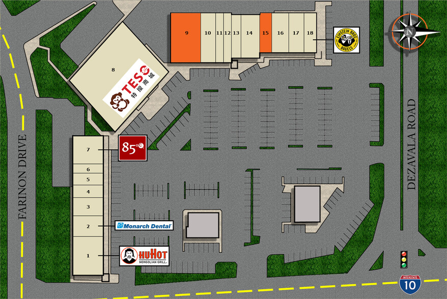 12730 W I-10 Hwy, San Antonio, TX for lease - Site Plan - Image 2 of 2