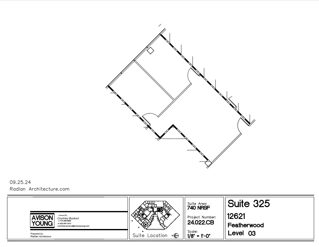 12621 Featherwood Dr, Houston, TX for lease Floor Plan- Image 1 of 1