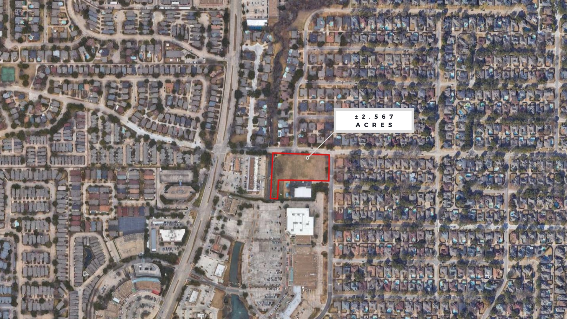 Dallas Land (Plano Schools)- 2.56 Acres, Dallas, TX for sale Building Photo- Image 1 of 1
