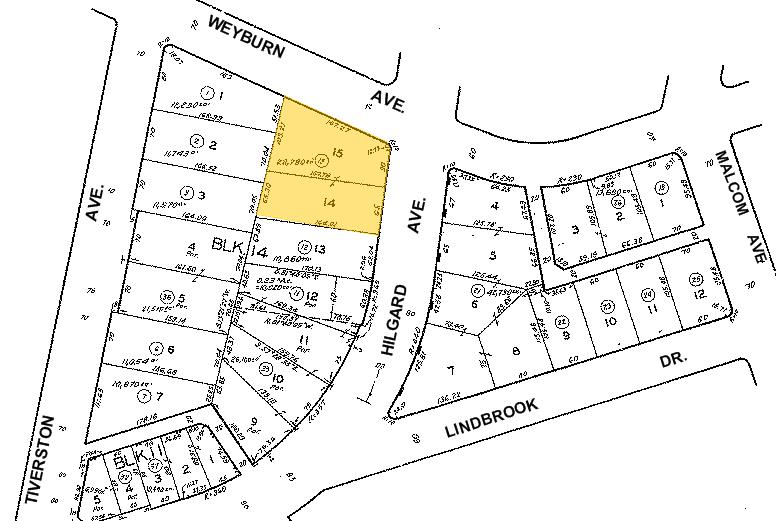 1015 Hilgard Ave, Los Angeles, CA for sale - Plat Map - Image 3 of 6