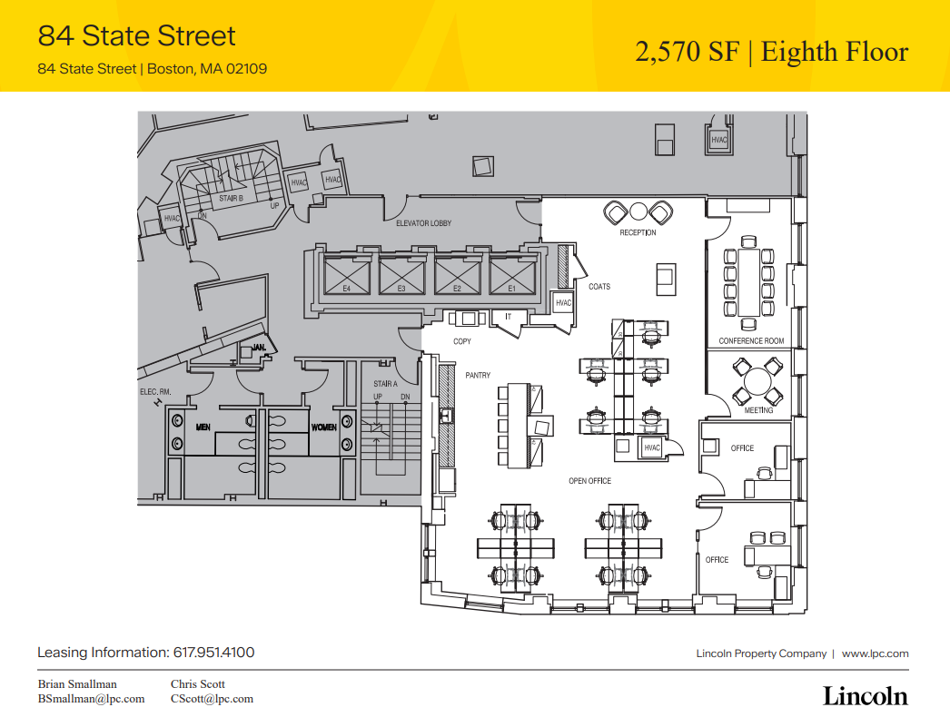 84 State St, Boston, MA for lease Floor Plan- Image 1 of 1