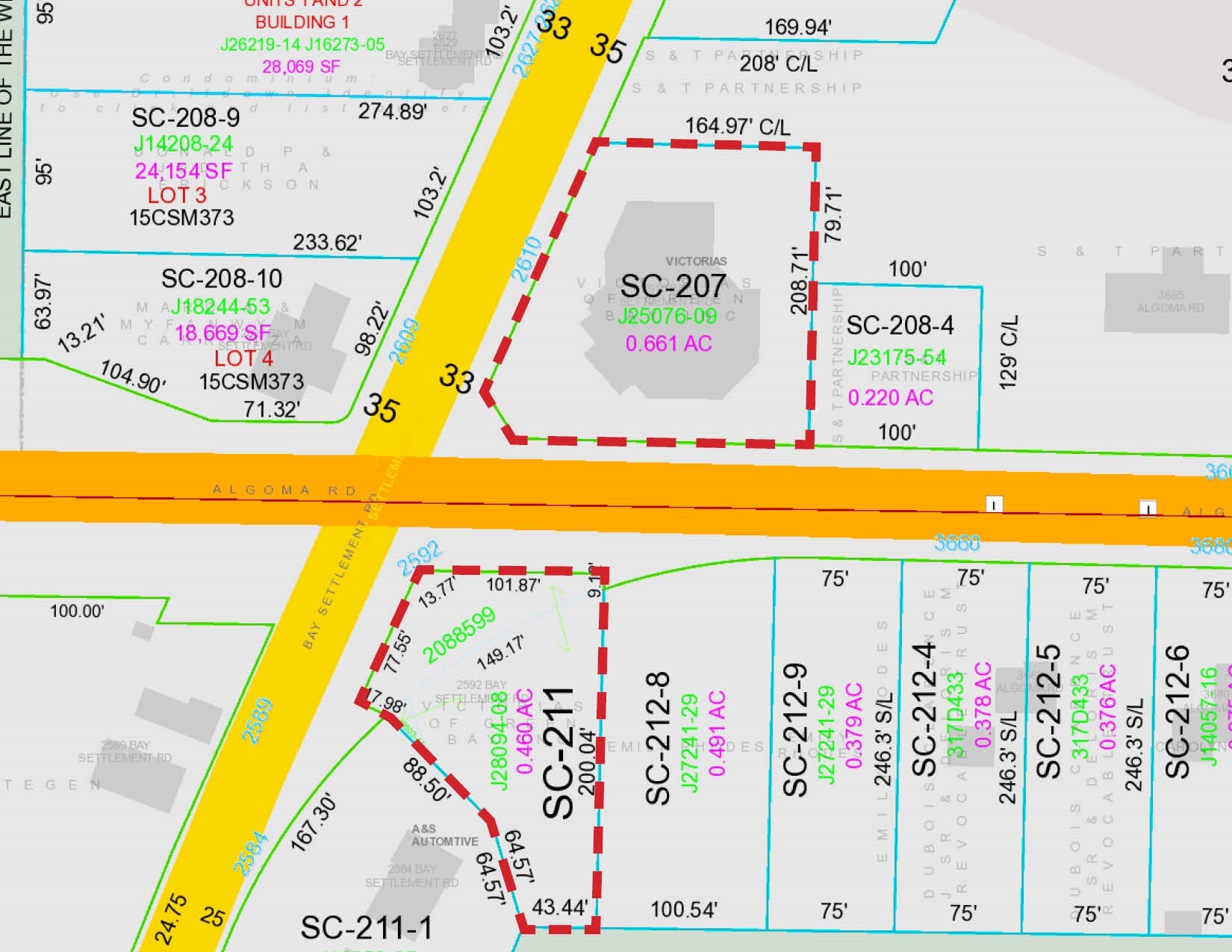 2610 Bay Settlement Rd, Green Bay, WI for sale Site Plan- Image 1 of 1