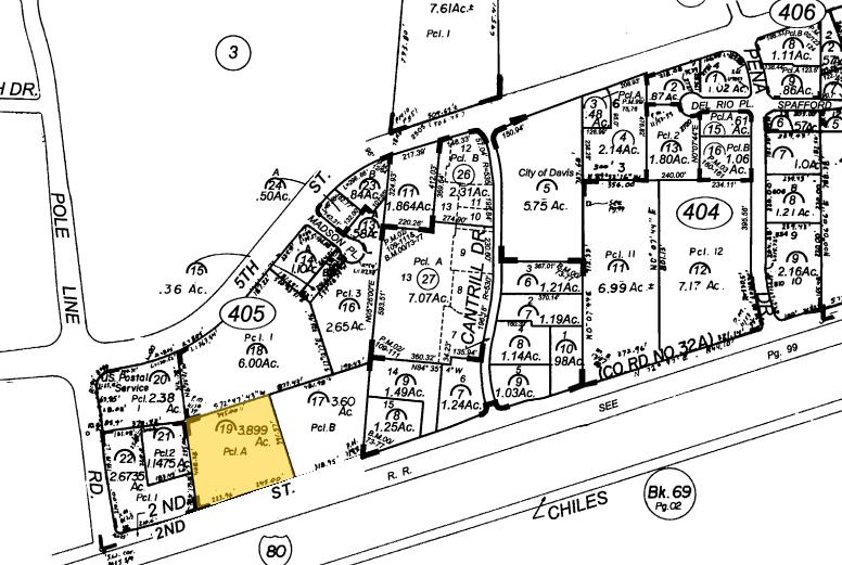 2121 2nd St, Davis, CA for lease - Plat Map - Image 3 of 4