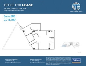 100 W Cypress Creek Rd, Fort Lauderdale, FL for lease Floor Plan- Image 1 of 1