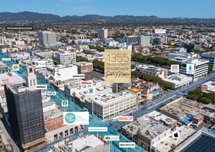 1355 3rd Street Promenade, Santa Monica, CA - aerial  map view