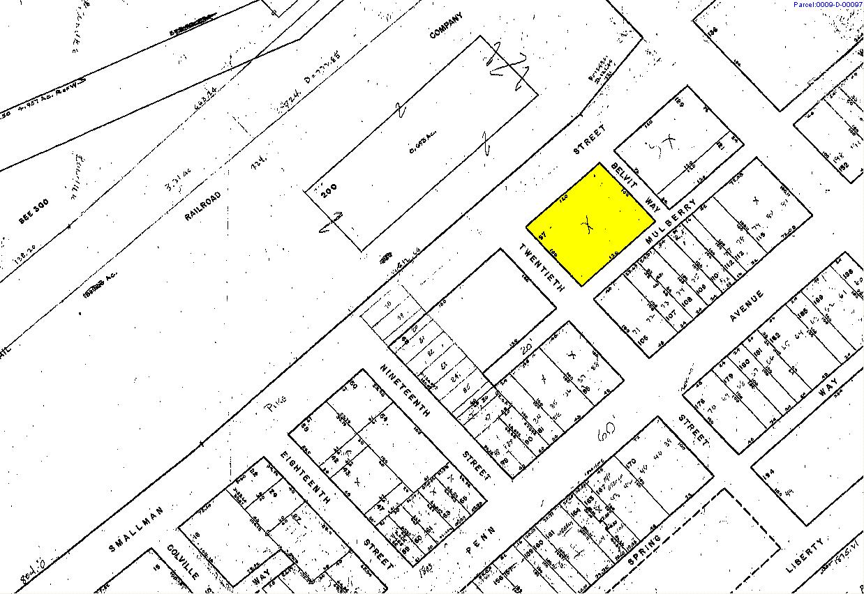 2000 Smallman St, Pittsburgh, PA for sale Plat Map- Image 1 of 1