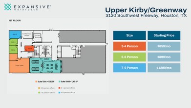 3120 Southwest Fwy, Houston, TX for lease Floor Plan- Image 1 of 5