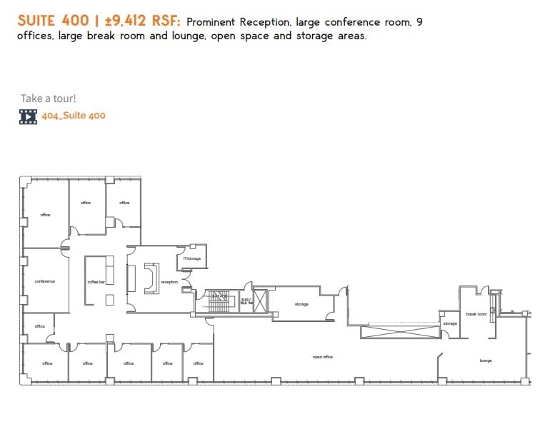 404 Camino del Rio S, San Diego, CA for lease Floor Plan- Image 1 of 6