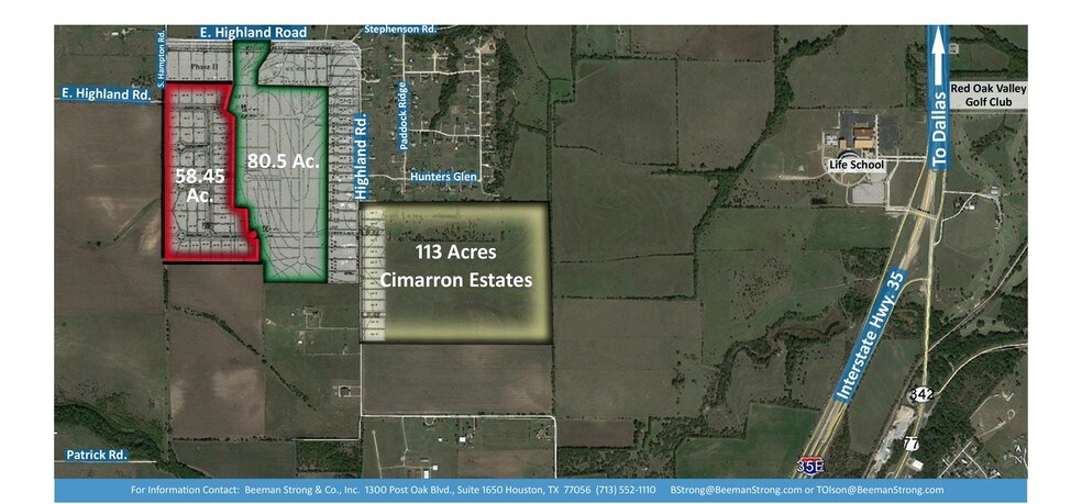 E Highland Rd, Red Oak, TX for sale - Primary Photo - Image 1 of 1