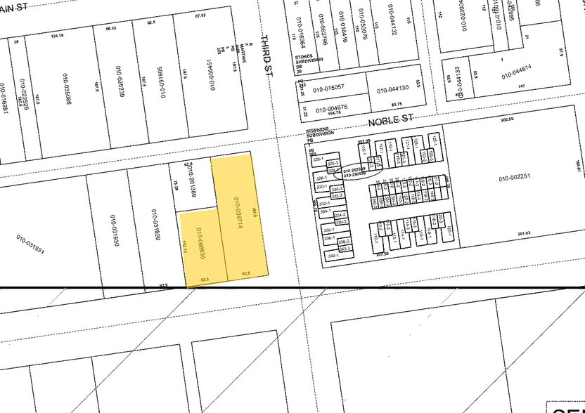 341-345 S 3rd St, Columbus, OH for lease - Plat Map - Image 3 of 17