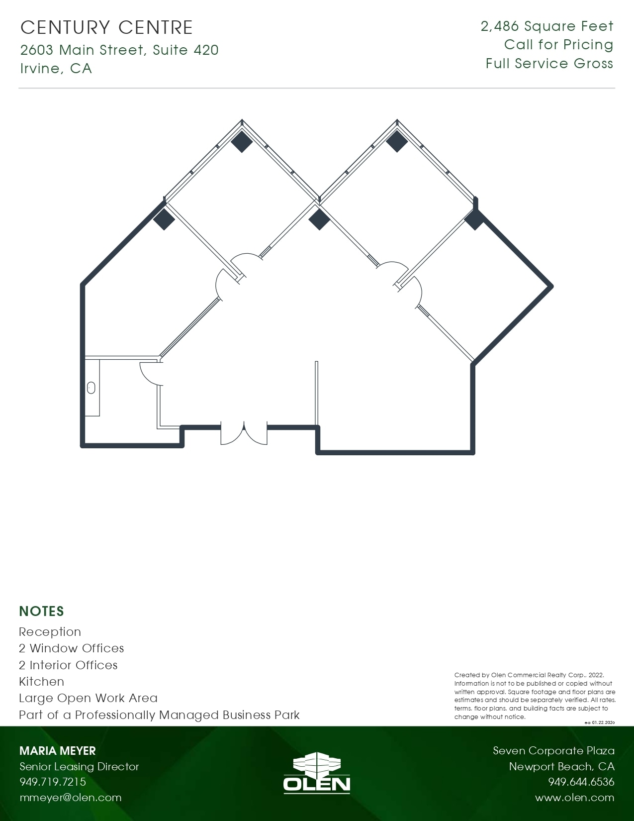 2601-2603 Main St, Irvine, CA for lease Floor Plan- Image 1 of 1