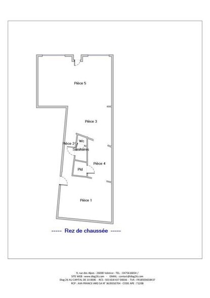 Retail in Valence for lease - Floor Plan - Image 2 of 2