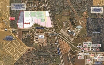 NWQ of FM 1488 and SH 149, Magnolia, TX - AERIAL  map view - Image1