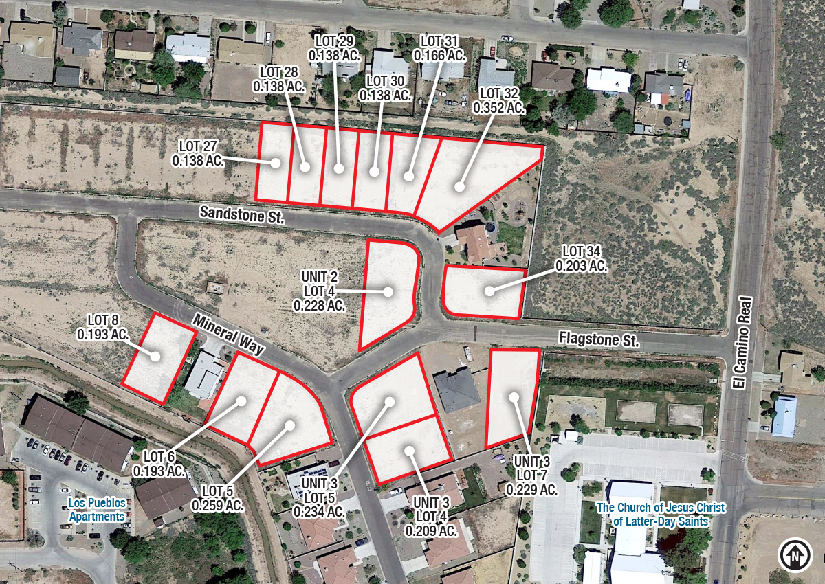 Sandstone, Flagstone & Mineral, Socorro, NM for sale Aerial- Image 1 of 3