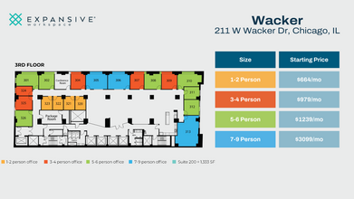 211 W Wacker Dr, Chicago, IL for lease Floor Plan- Image 1 of 5