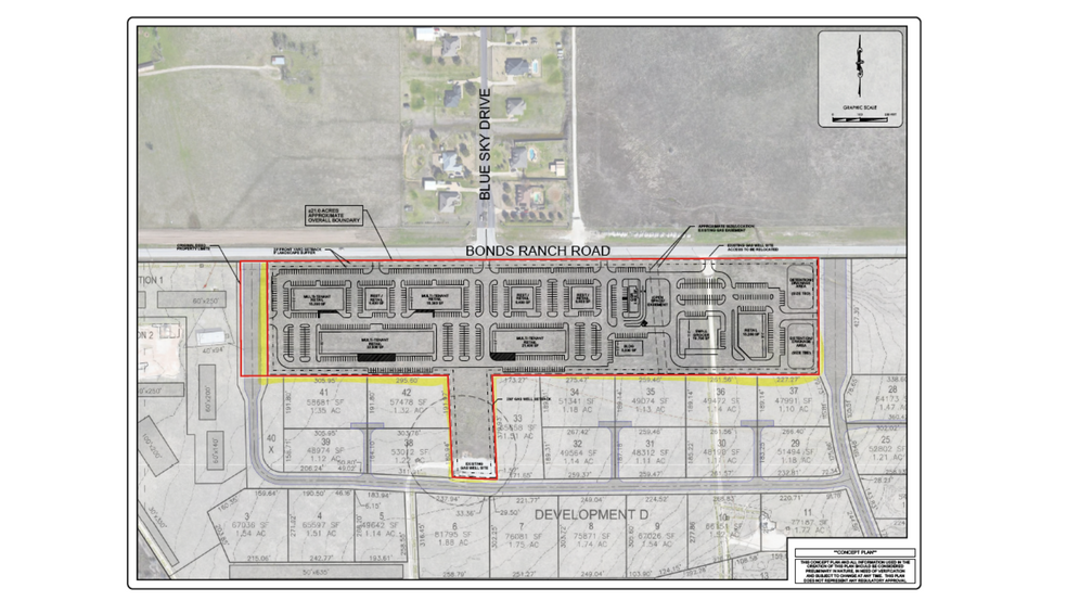 1737 W Bonds Ranch Rd, Fort Worth, TX for sale - Site Plan - Image 2 of 2