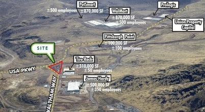 3500 Waltham Way, Mccarran, NV - AERIAL  map view
