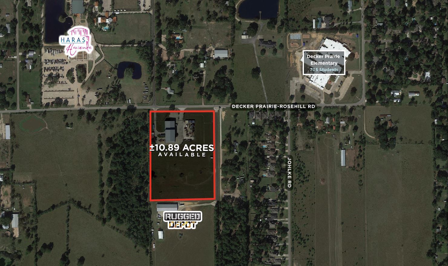 26980 Decker Prairie Rosehill Rd, Magnolia, TX for sale Aerial- Image 1 of 1