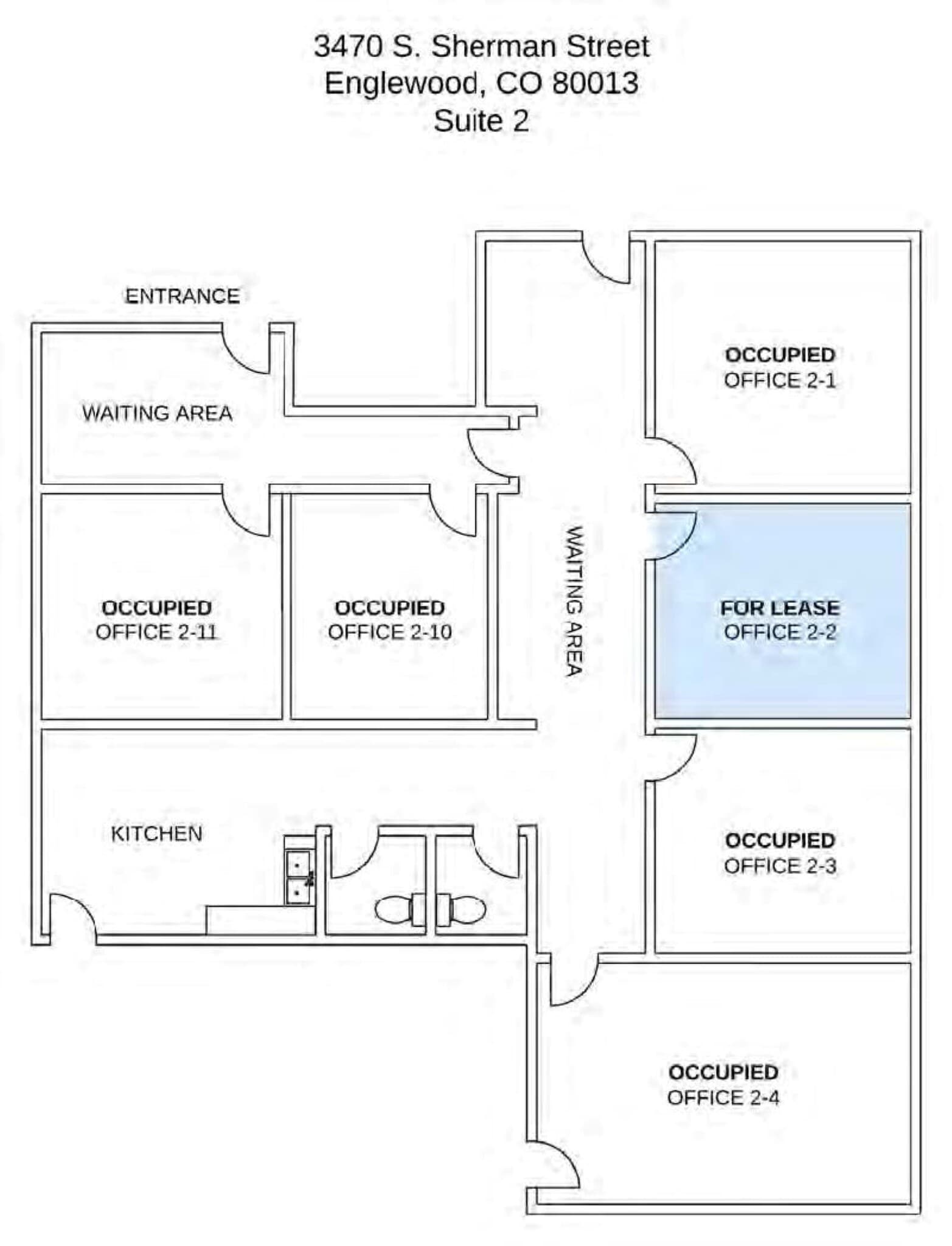 3470 S Sherman St, Englewood, CO for sale Floor Plan- Image 1 of 1