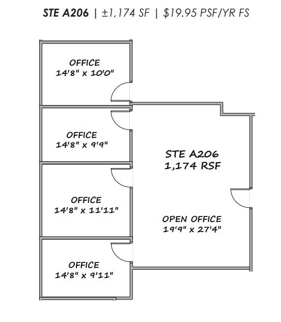 459 N Gilbert Rd, Gilbert, AZ for lease Floor Plan- Image 1 of 1