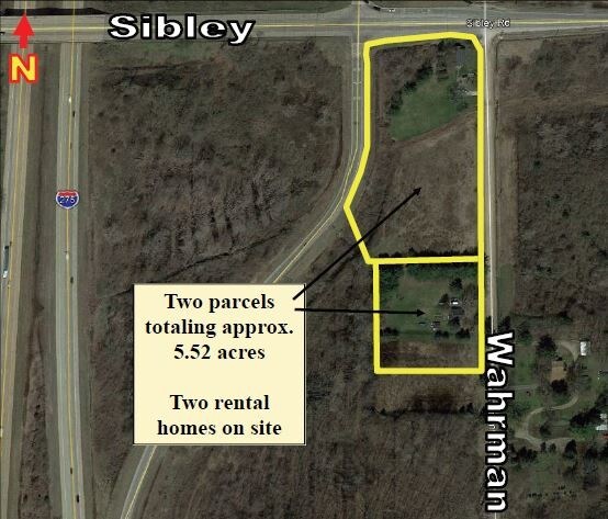 35421 Sibley Rd, New Boston, MI for sale Aerial- Image 1 of 1