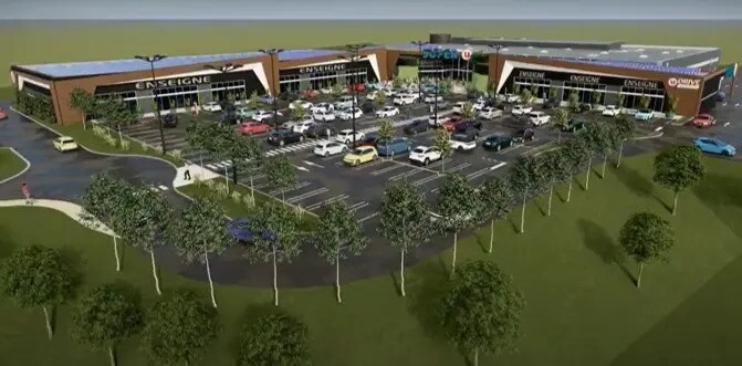 Retail in Oeting for lease - Building Photo - Image 2 of 5