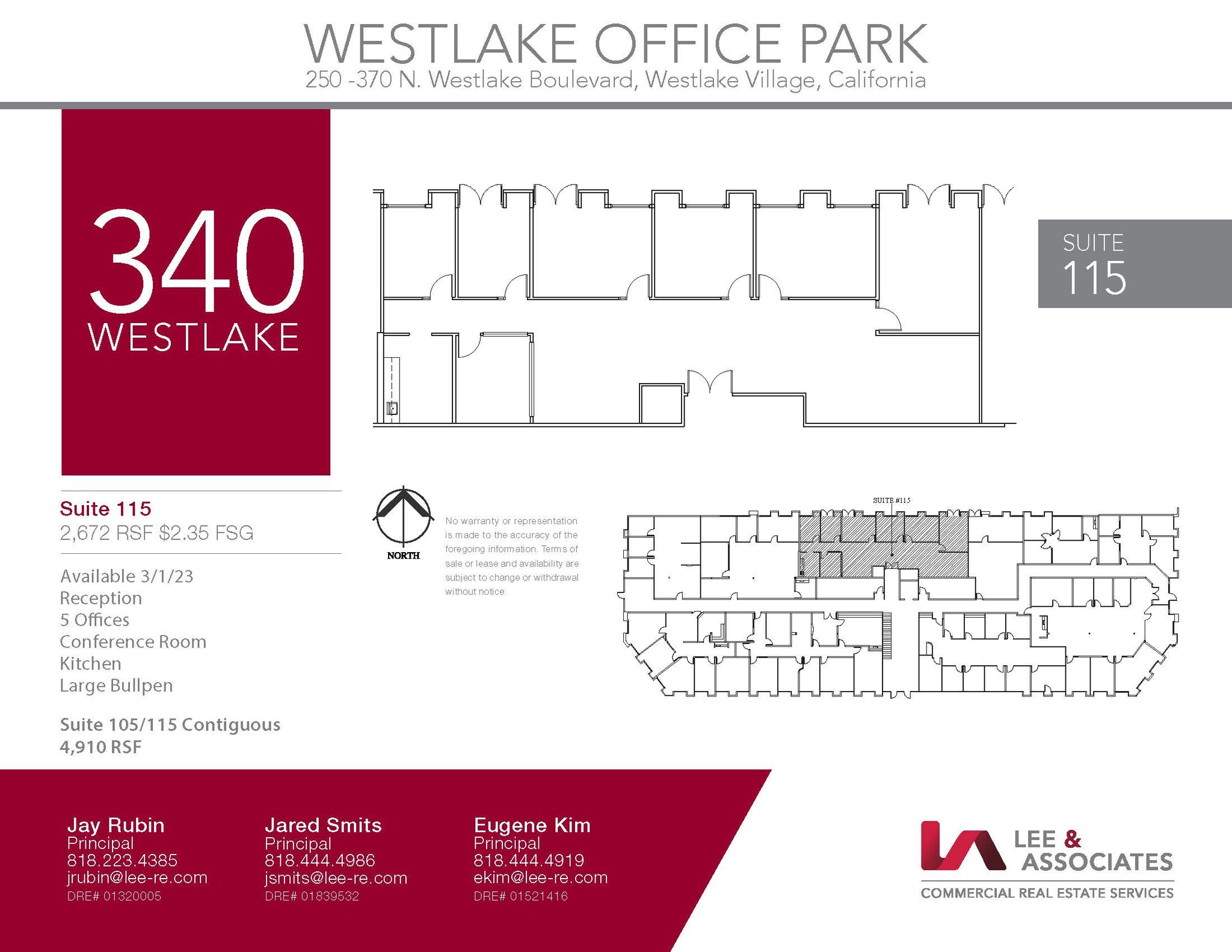 250 N Westlake Blvd, Westlake Village, CA for lease Floor Plan- Image 1 of 1