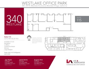 250 N Westlake Blvd, Westlake Village, CA for lease Floor Plan- Image 1 of 1