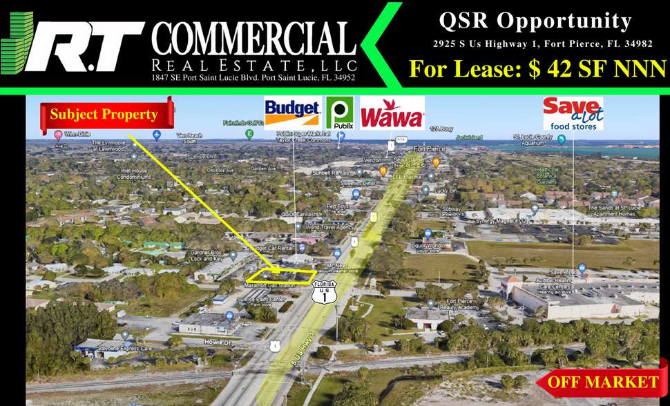 2925 S US Highway 1, Fort Pierce, FL for lease - Building Photo - Image 1 of 6