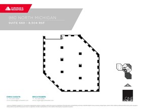 980 N Michigan Ave, Chicago, IL for lease Floor Plan- Image 1 of 1