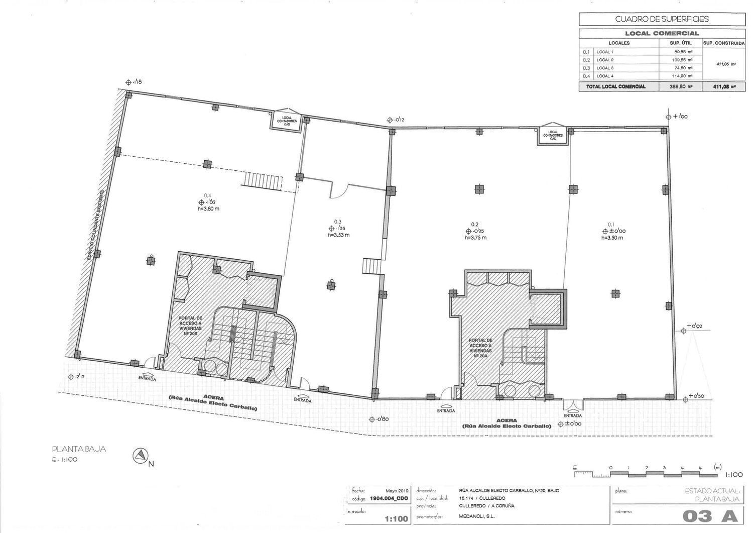 Retail in Culleredo, La Coruna for sale Floor Plan- Image 1 of 8