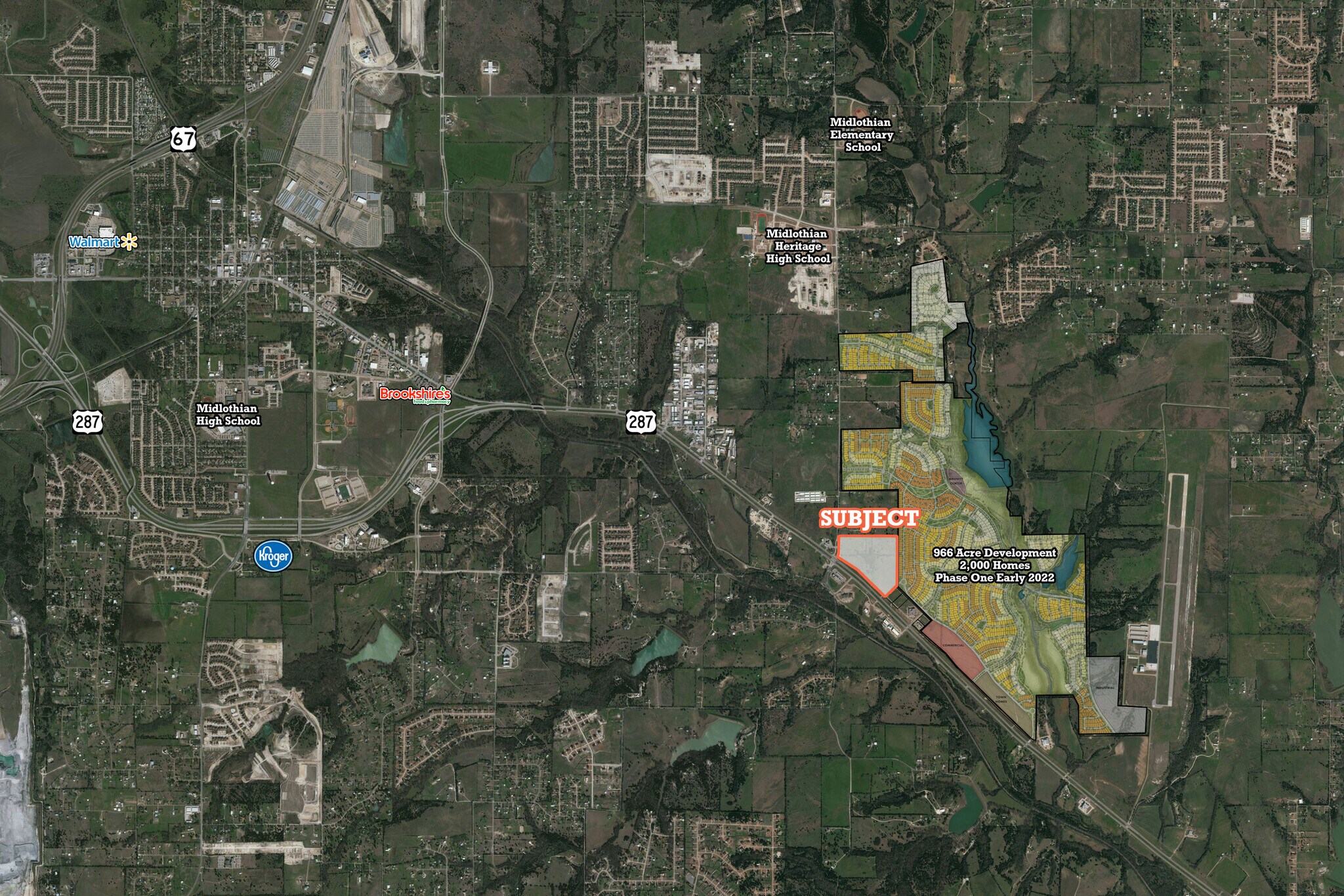 US Highway 287 Walnut Grove Rd, Midlothian, TX 76065 Land for Sale