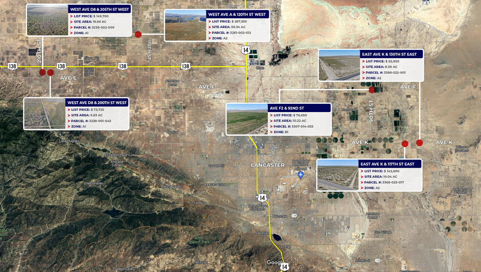 East Ave. K/130th Street, Lancaster, CA for sale - Building Photo - Image 1 of 6