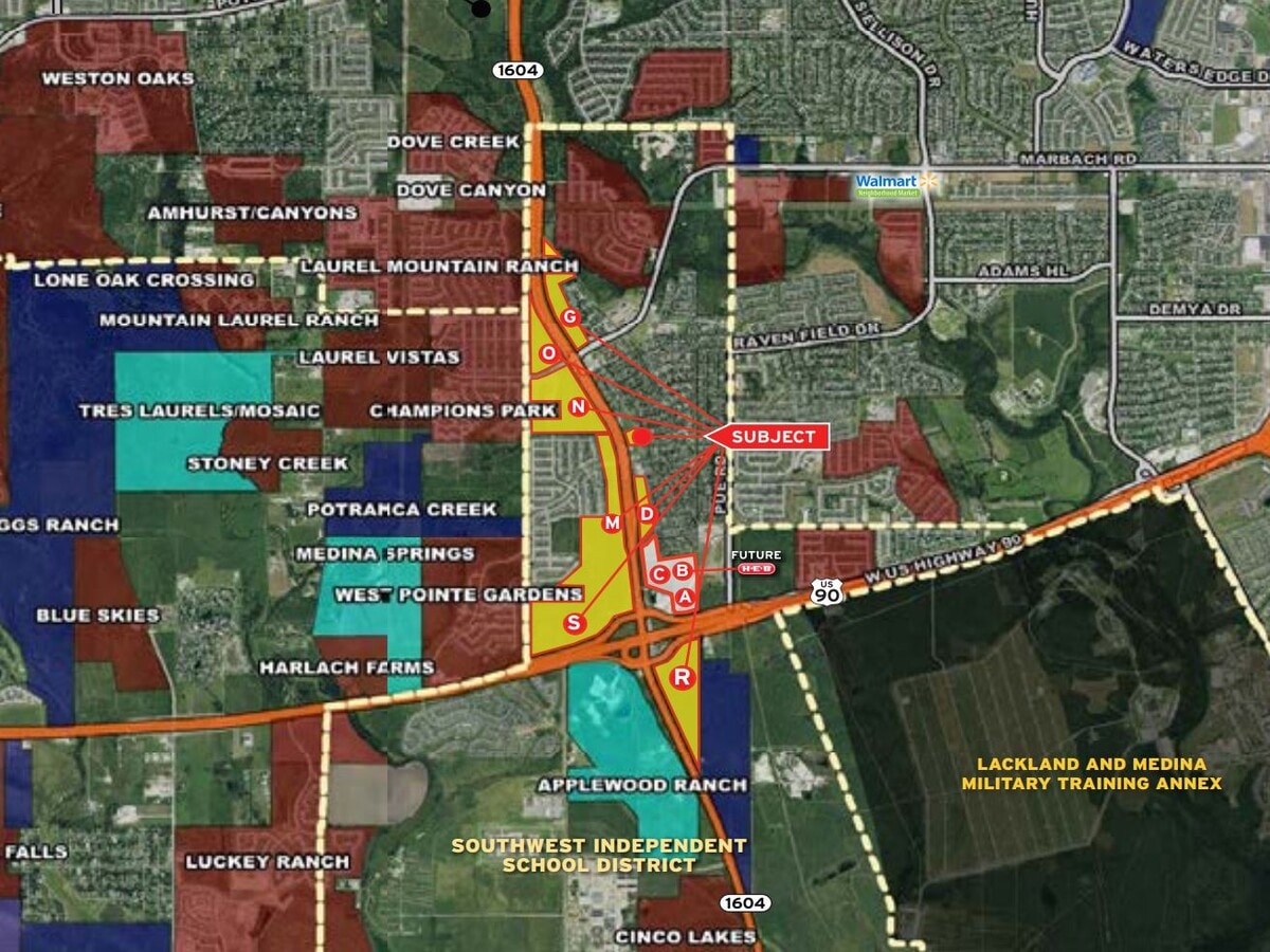 Loop 1604 & Marbach, San Antonio, TX 78245 - Big Country Pad Sites ...