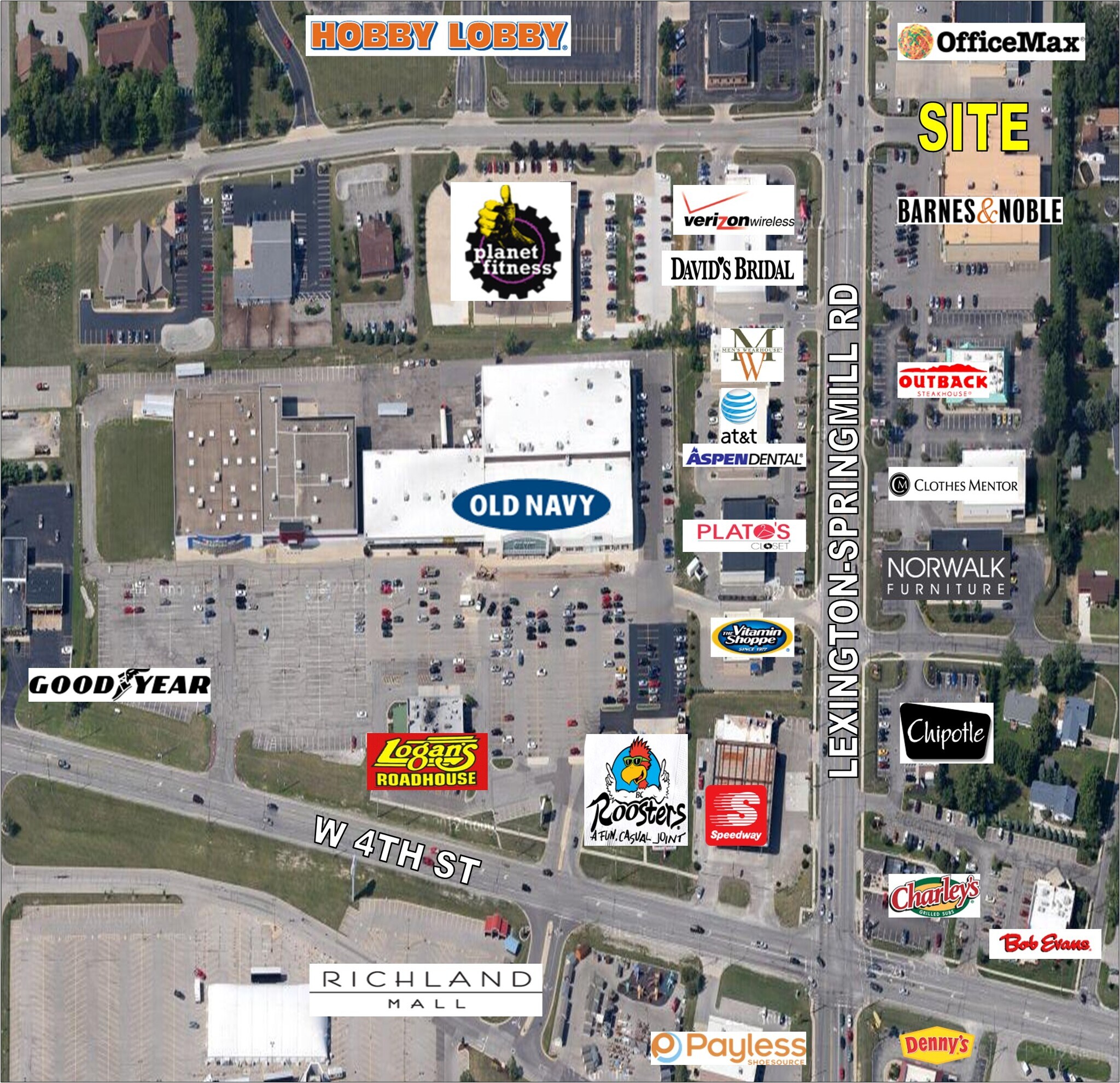 832840 N Lexington Spring Mill Rd, Ontario, OH 44906 Retail for