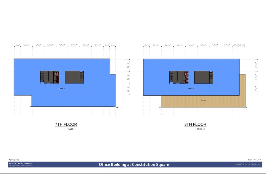 Constitution Blvd S, Shelton, CT for lease - Typical Floor Plan - Image 2 of 6