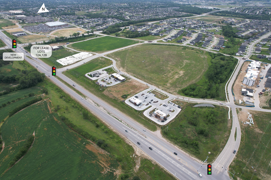 Land in Omaha, NE for lease - Aerial - Image 3 of 4