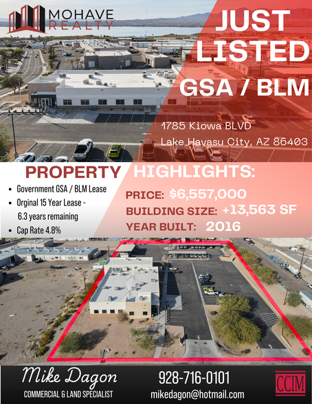 1785 Kiowa Ave, Lake Havasu City, AZ for sale - Building Photo - Image 1 of 1