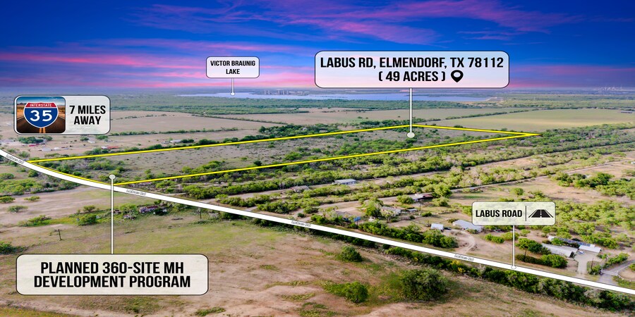 5809 Labus Rd, Elmendorf, TX for sale Aerial- Image 1 of 6