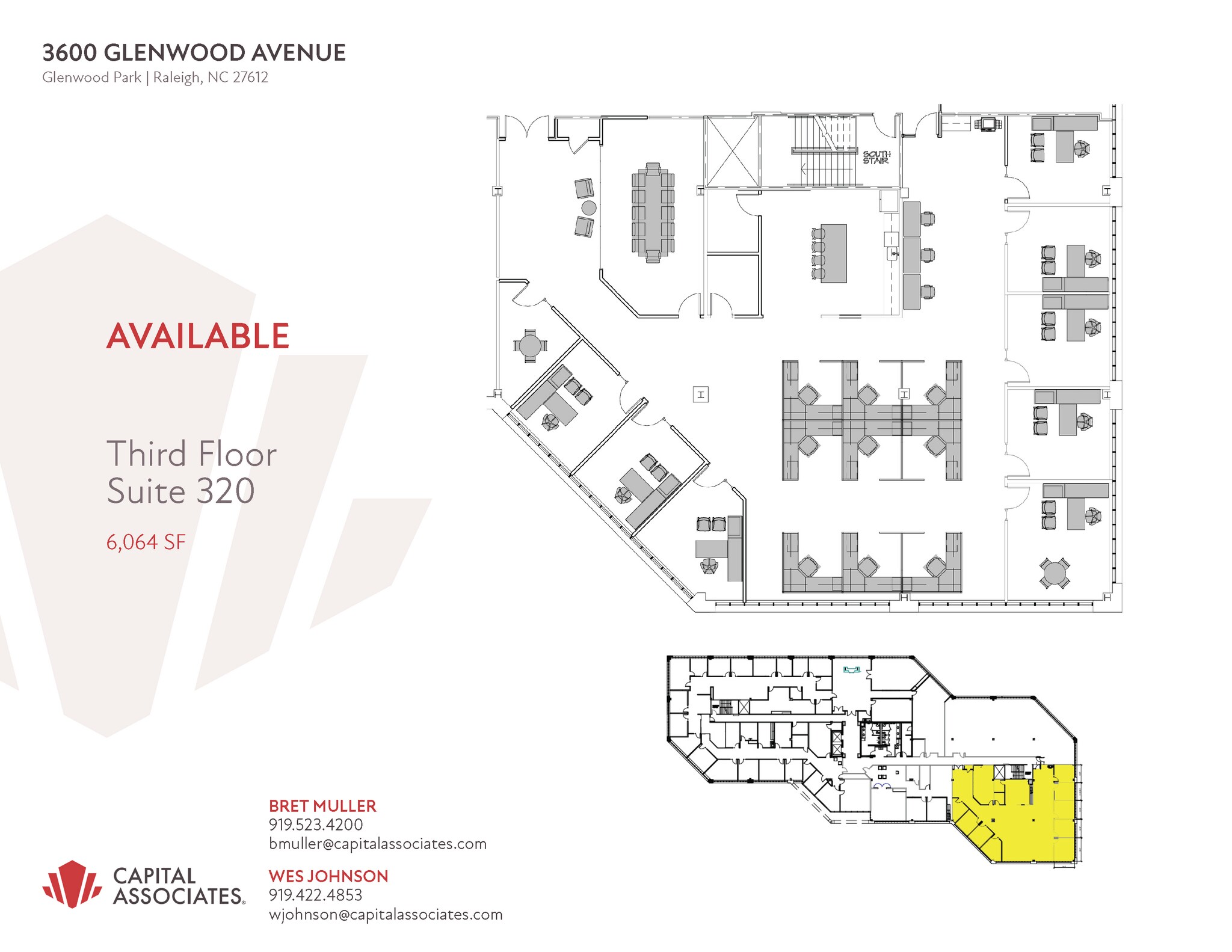 3600 Glenwood Ave, Raleigh, NC 27612 Office for Lease