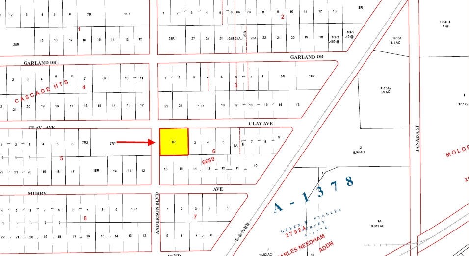 4504 Anderson Blvd, Haltom City, TX for sale Plat Map- Image 1 of 1