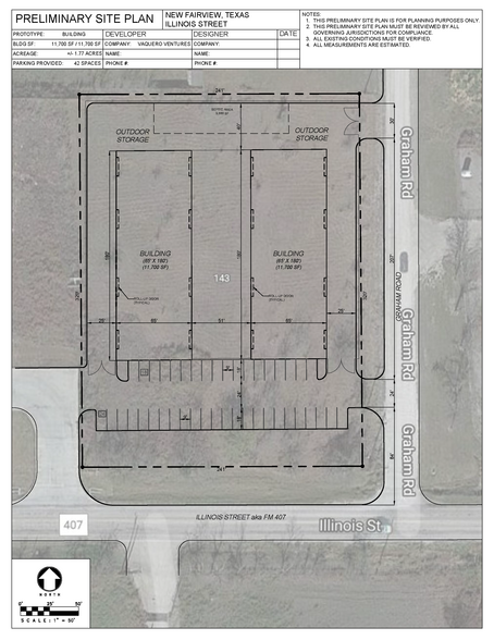 141 Graham Rd, Rhome, TX for sale - Site Plan - Image 3 of 7