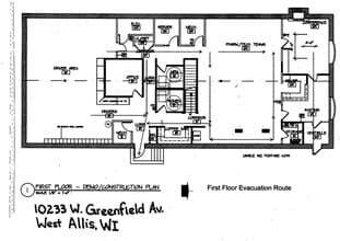 10233 W Greenfield Ave, West Allis, WI for lease Floor Plan- Image 1 of 1