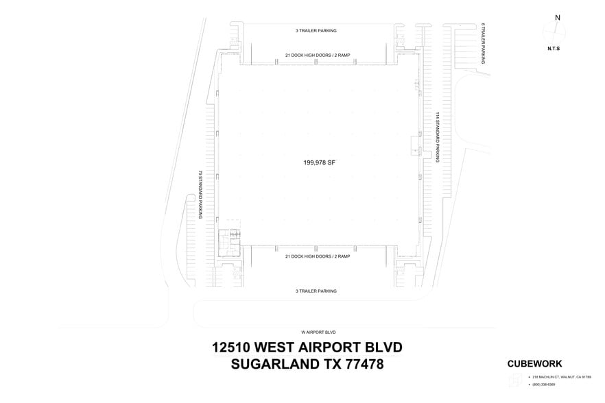 12510 W Airport Blvd, Sugar Land, TX for lease - Site Plan - Image 1 of 24