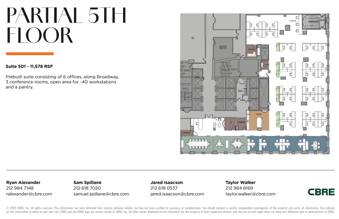 1501 Broadway, New York, NY for lease Floor Plan- Image 1 of 5
